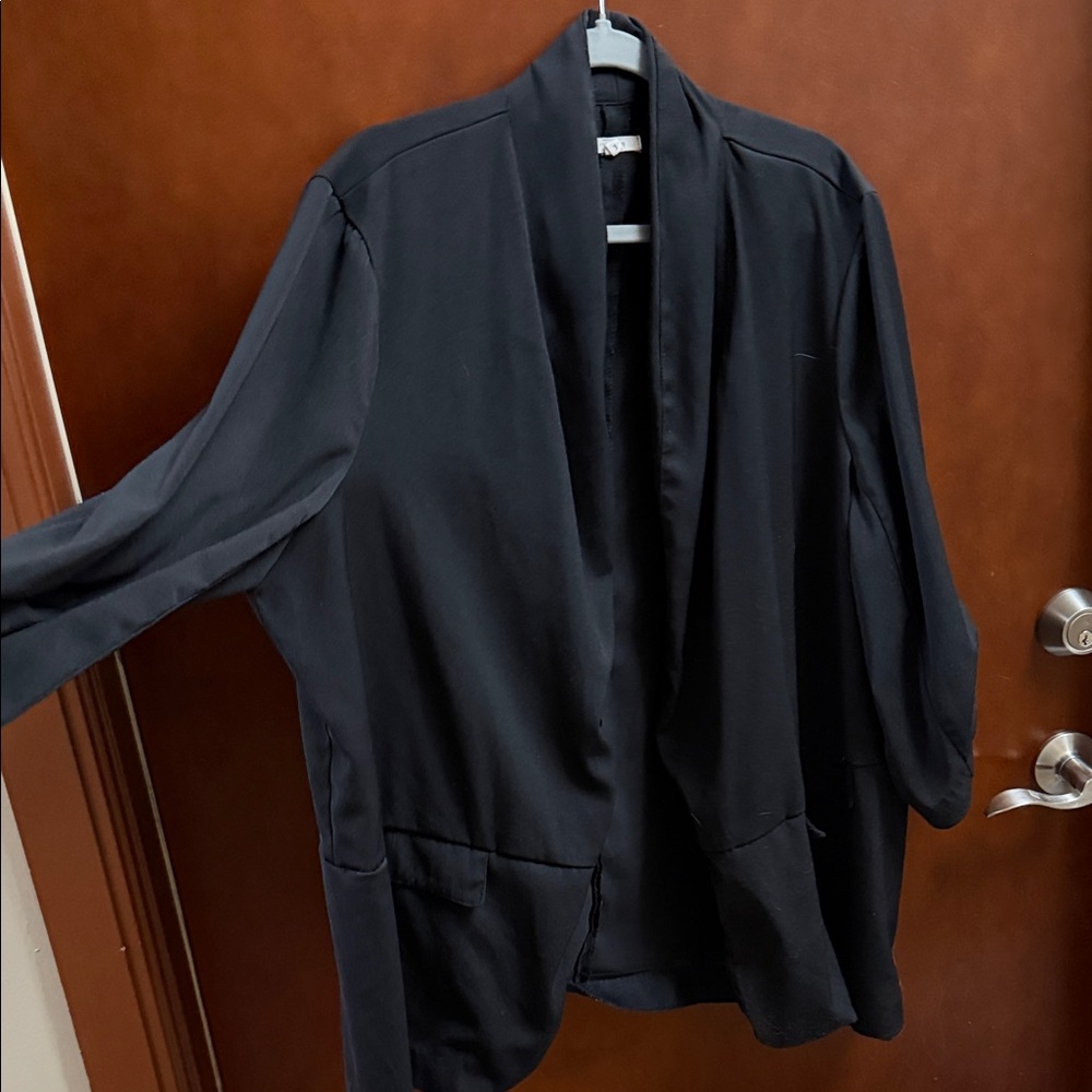 Maurices Black Open-Front Cardigan Sweater